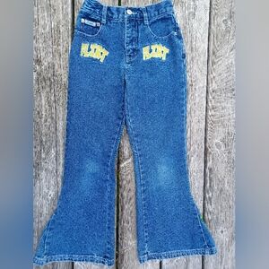 Revolt 90s denim jeans. Flare. Embrodered. Girls size 8.